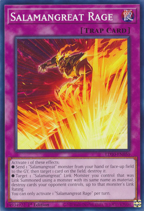 Salamangreat Rage - LD10-EN050 - Common 