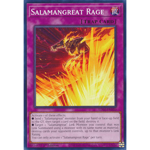 Salamangreat Rage - LD10-EN050 - Common 