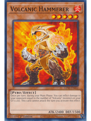 Volcanic Hammerer - LD10-EN052 - Common 