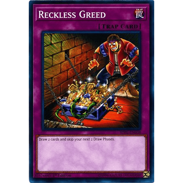 Reckless Greed - SDPL-EN038 - Common