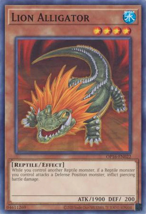 Lion Alligator - OP16-EN022 - Common