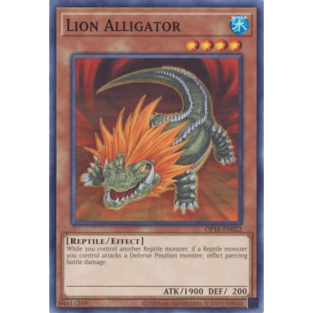 Lion Alligator - OP16-EN022 - Common