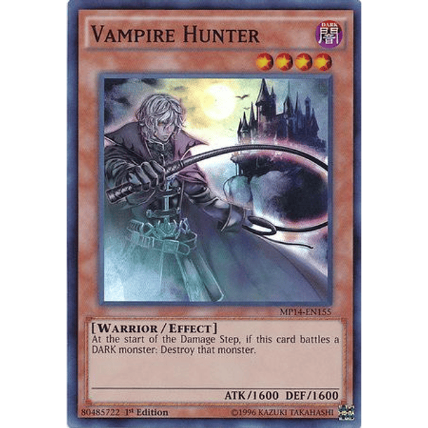 Vampire Hunter - MP14-EN155 - Super Rare 