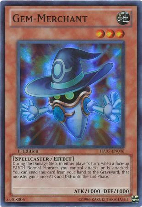 Gem-Merchant - HA05-EN006 - Super Rare 