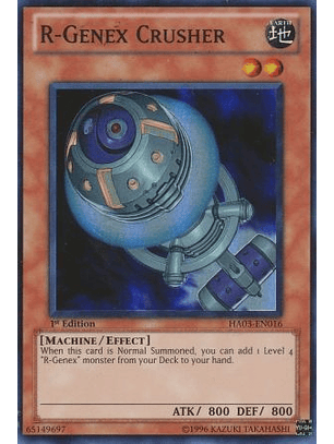 R- Genex Crusher - HA03-EN016 - Super Rare