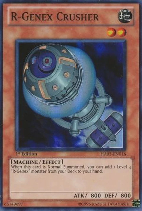 R- Genex Crusher - HA03-EN016 - Super Rare