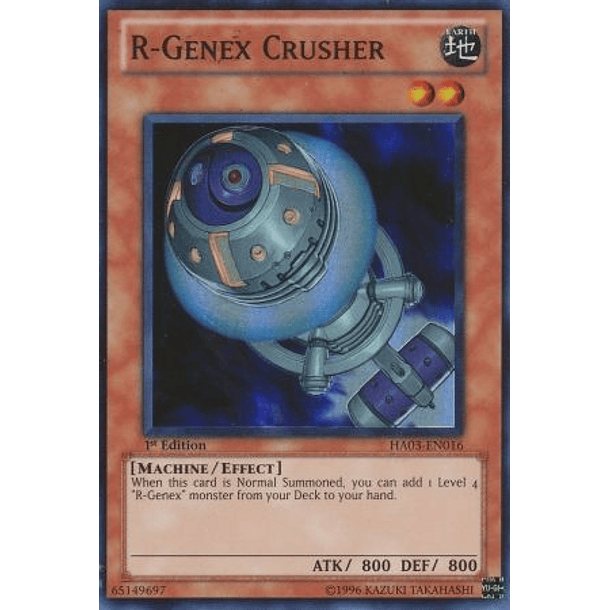 R- Genex Crusher - HA03-EN016 - Super Rare