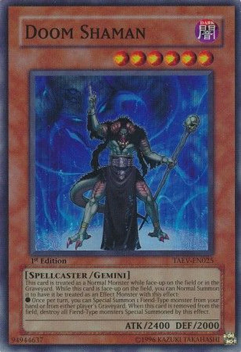 Doom Shaman - TAEV-EN025 - Super Rare 1st