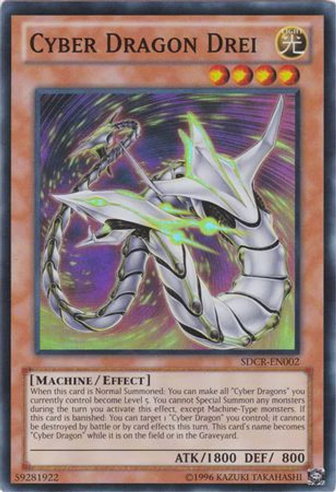 Cyber Dragon Drei - SDCR-EN002 - Super Rare