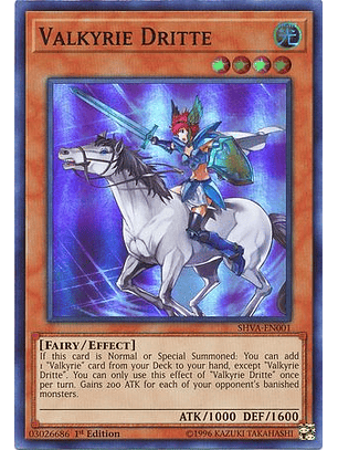 Valkyrie Dritte - SHVA-EN001 - Super Rare