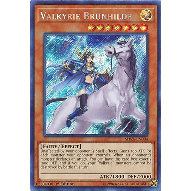 Valkyrie Brunhilde - SHVA-EN004 - Secret Rare