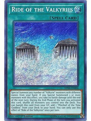Ride of the Valkyries - SHVA-EN006 - Secret Rare