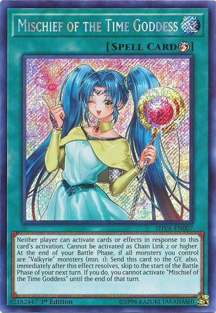 Mischief of the Time Goddess - SHVA-EN007 - Secret Rare 1