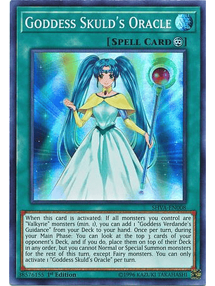 Goddess Skuld's Oracle - SHVA-EN008 - Super Rare 