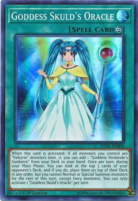 Goddess Skuld's Oracle - SHVA-EN008 - Super Rare 