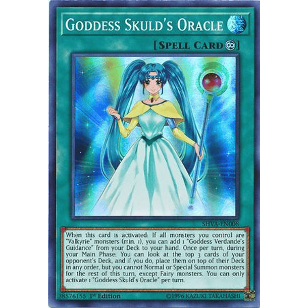 Goddess Skuld's Oracle - SHVA-EN008 - Super Rare 