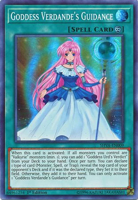 Goddess Verdande's Guidance - SHVA-EN009 - Super Rare