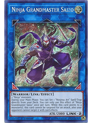 Ninja Grandmaster Saizo - SHVA-EN011 - Secret Rare