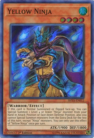 Yellow Ninja - SHVA-EN012 - Super Rare 1