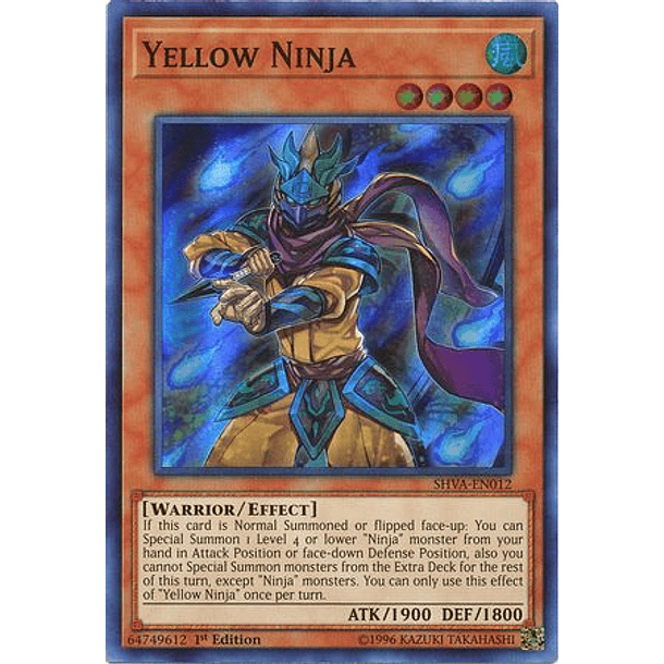 Yellow Ninja - SHVA-EN012 - Super Rare