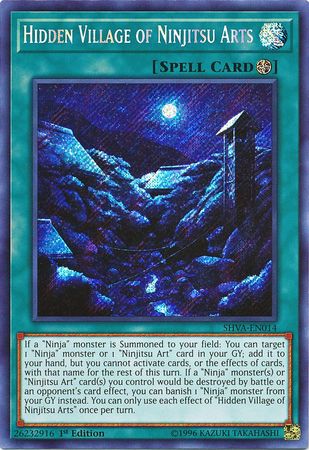 Hidden Village of Ninjitsu Arts - SHVA-EN014 - Secret Rare 1