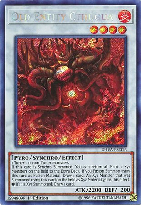 Old Entity Cthugua - SHVA-EN016 - Secret Rare