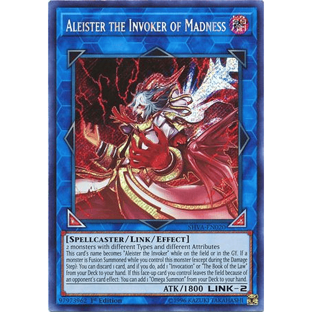 Aleister the Invoker of Madness - SHVA-EN020 - Secret Rare