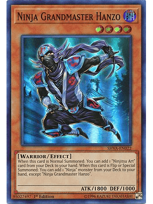 Ninja Grandmaster Hanzo - SHVA-EN022 - Super Rare