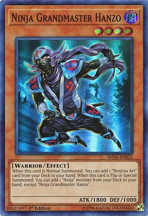 Ninja Grandmaster Hanzo - SHVA-EN022 - Super Rare