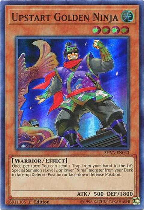 Upstart Golden Ninja - SHVA-EN023 - Super Rare