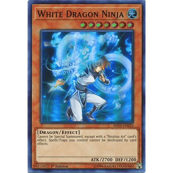 White Dragon Ninja - SHVA-EN024 - Super Rare
