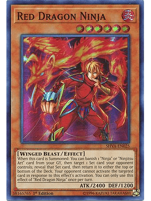 Red Dragon Ninja - SHVA-EN025 - Super Rare
