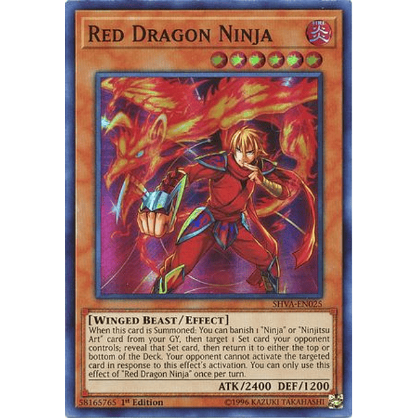 Red Dragon Ninja - SHVA-EN025 - Super Rare