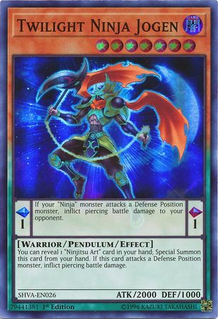 Twilight Ninja Jogen - SHVA-EN026 - Super Rare 1
