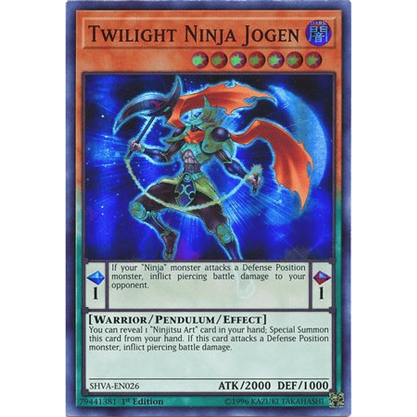 Twilight Ninja Jogen - SHVA-EN026 - Super Rare