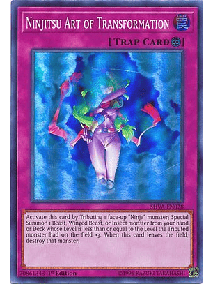 Ninjitsu Art of Transformation - SHVA-EN028 - Super Rare
