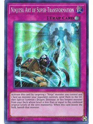 Ninjitsu Art of Super-Transformation - SHVA-EN029 - Super Rare 