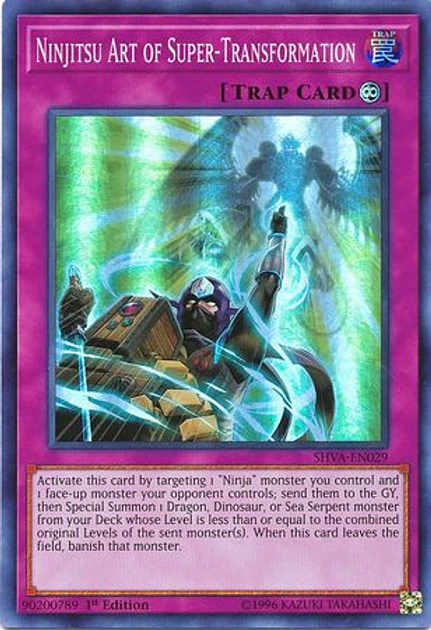 Ninjitsu Art of Super-Transformation - SHVA-EN029 - Super Rare 
