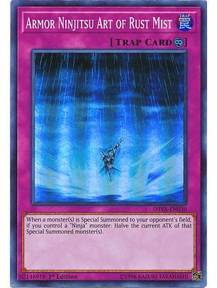 Armor Ninjitsu Art of Rust Mist - SHVA-EN030 - Super Rare