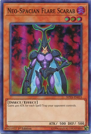 Neo-Spacian Flare Scarab - SHVA-EN033 - Super Rare 1