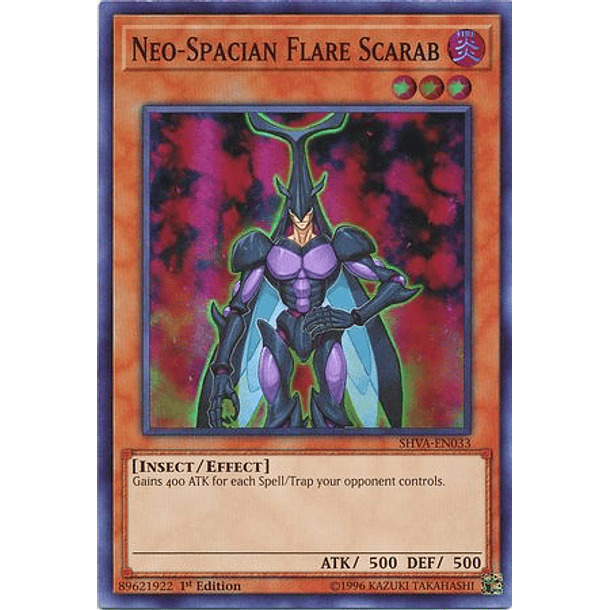 Neo-Spacian Flare Scarab - SHVA-EN033 - Super Rare