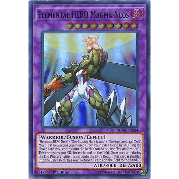Elemental HERO Magma Neos - SHVA-EN034 - Super Rare 