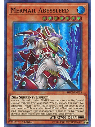 Mermail Abyssleed - SHVA-EN038 - Super Rare
