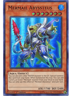 Mermail Abyssteus - SHVA-EN039 - Super Rare
