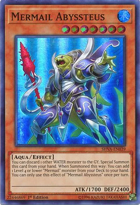Mermail Abyssteus - SHVA-EN039 - Super Rare