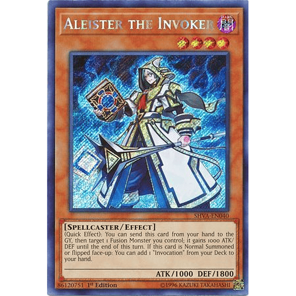 Aleister the Invoker - SHVA-EN040 - Secret Rare