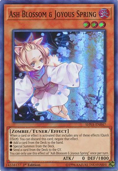 Ash Blossom & Joyous Spring - SHVA-EN047 - Super Rare 