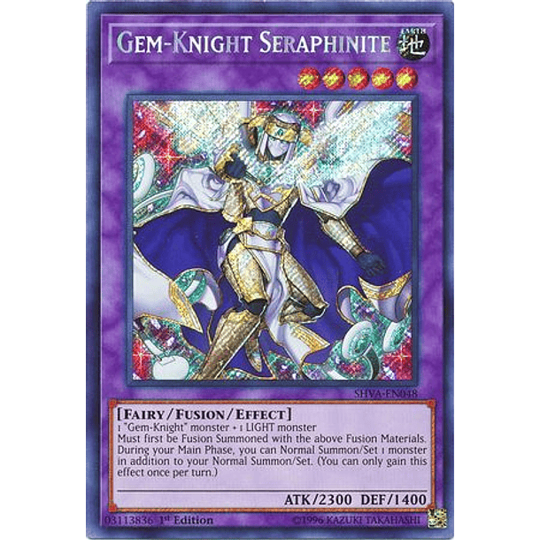 Gem-Knight Seraphinite - SHVA-EN048 - Secret Rare