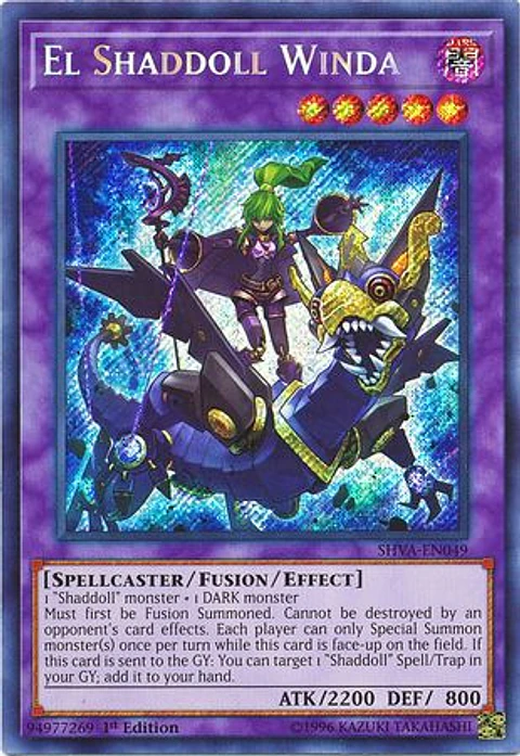 El Shaddoll Winda - SHVA-EN049 - Secret Rare