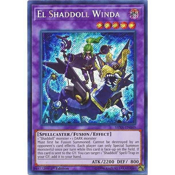 El Shaddoll Winda - SHVA-EN049 - Secret Rare